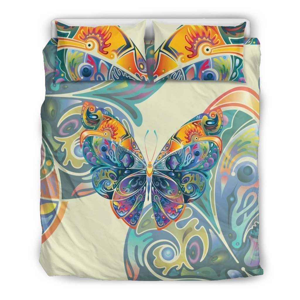 Butterfly Art Colorful Bedding Set
