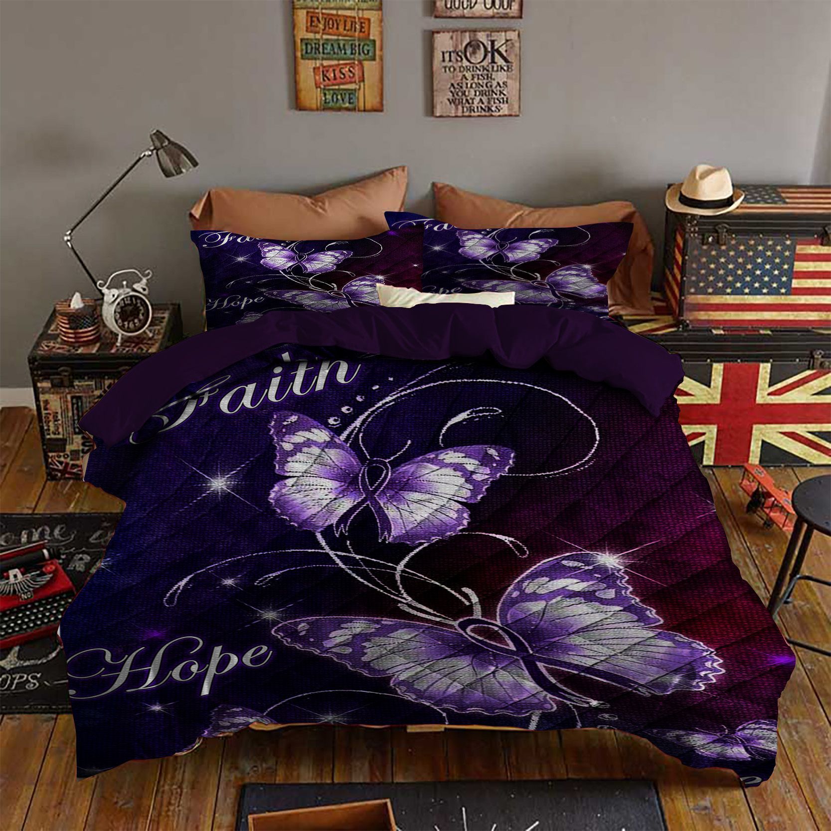 Butterfly Bedding Set