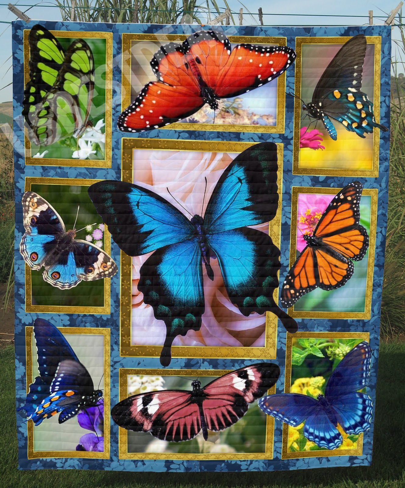 Butterfly Beautiful Lovely Butterfly Quilt Blanket Dhc04011662Dd