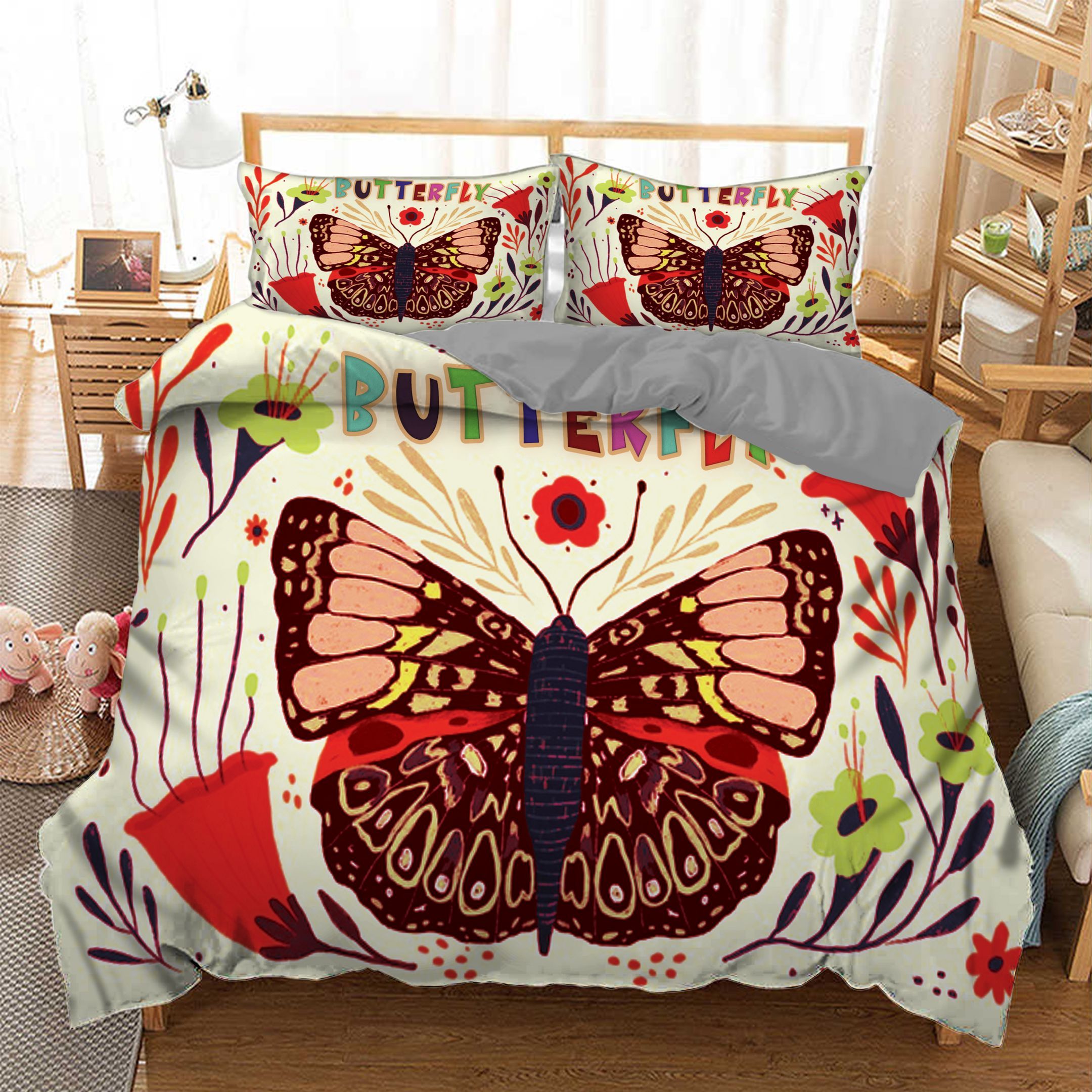 Butterfly  Bedding Set
