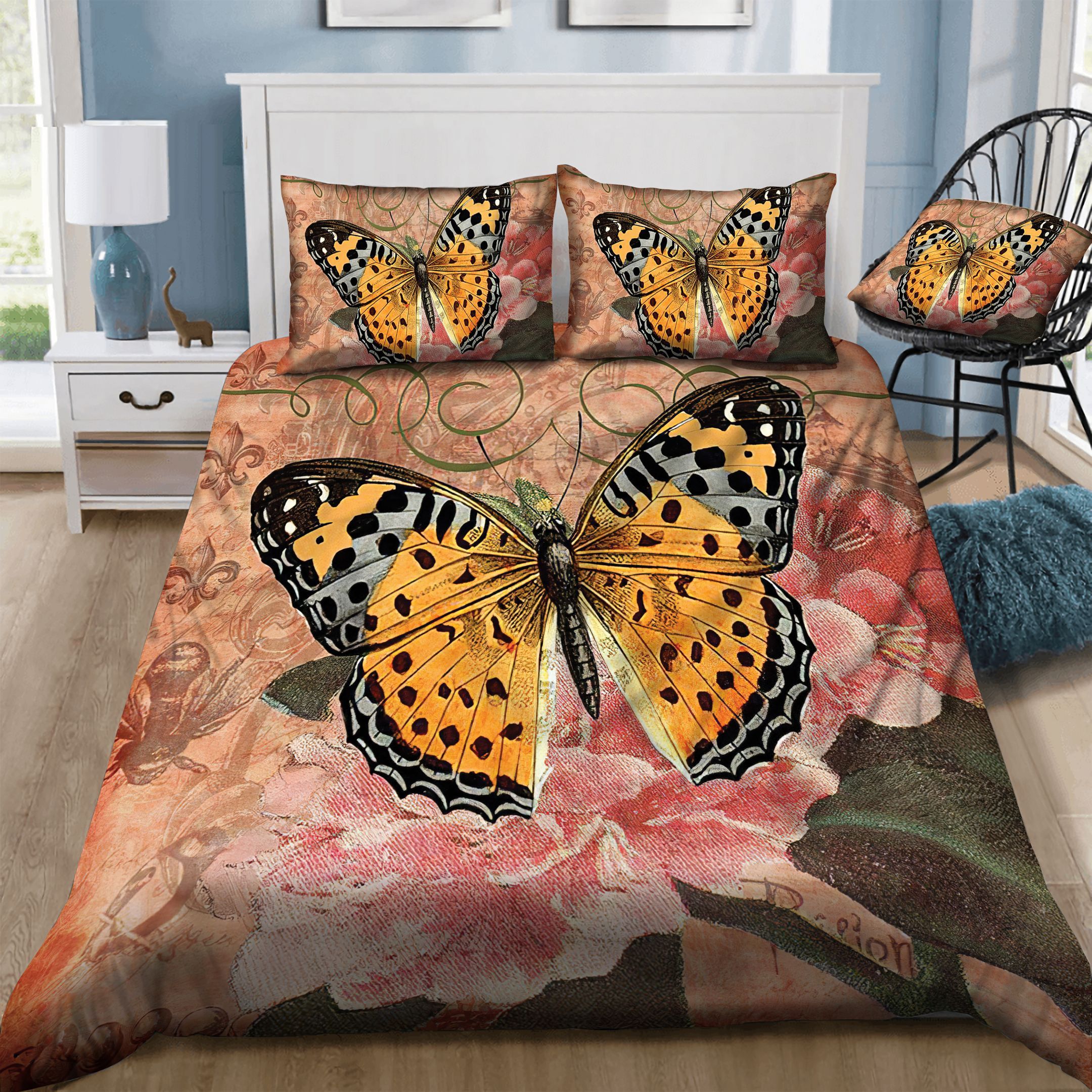 Butterfly  Bedding Set