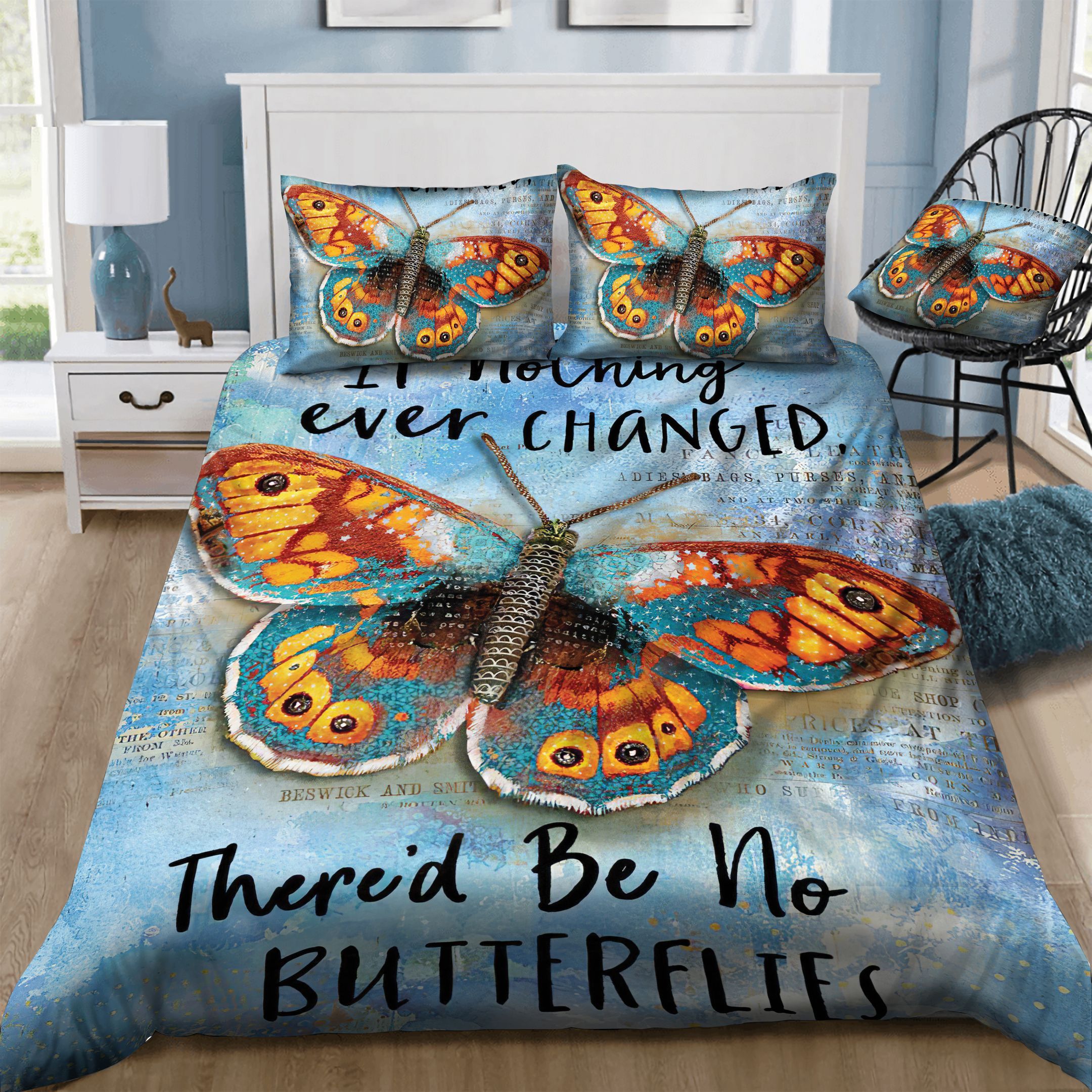 Butterfly  Bedding Set