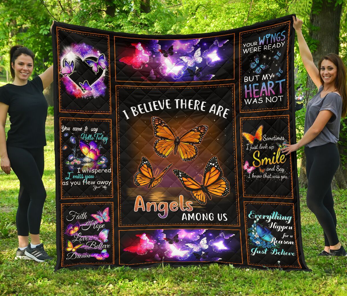 Butterfly Believe My Dream Quilt Blanket DHC3112473TD