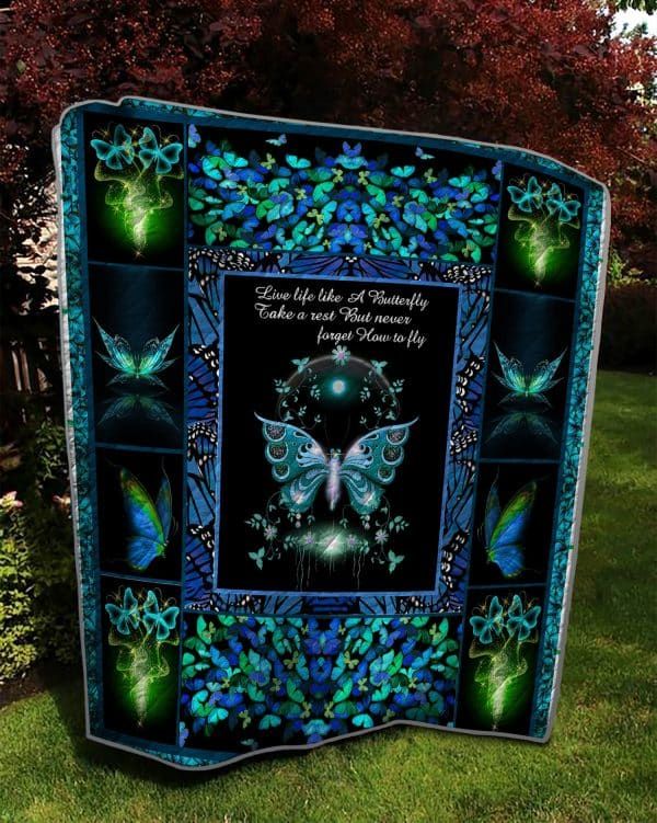 Butterfly Beyond Recollection Quilt Blanket Christmas Gift Dhc04011150Dd
