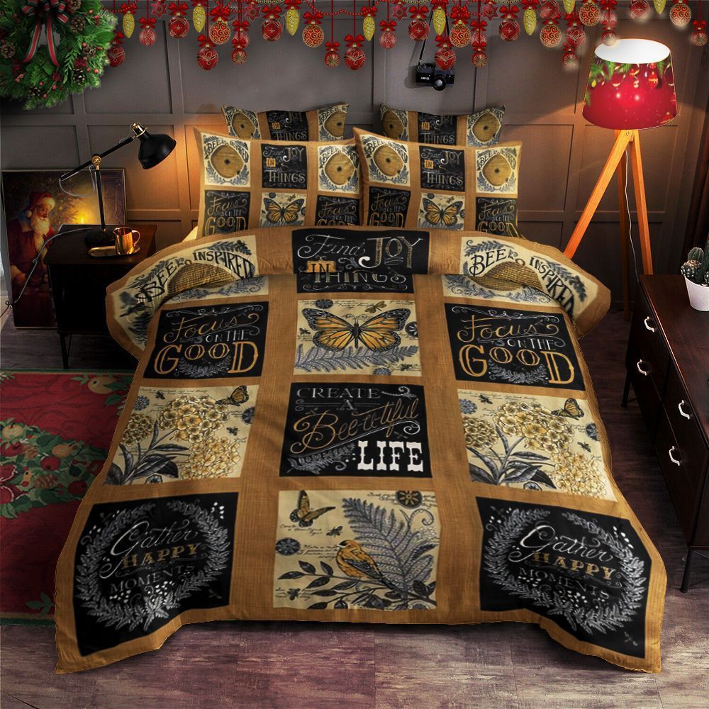 Butterfly Bird And Bee Bedding Set