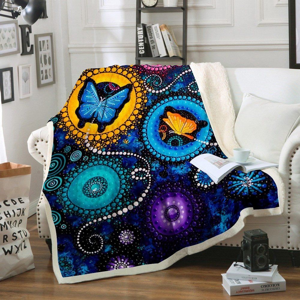 Butterfly Sherpa Fleece