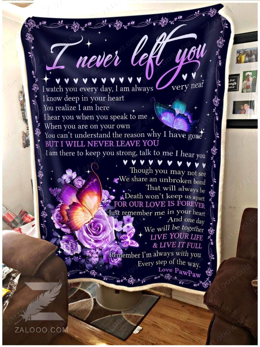Butterfly Blanket – I Never Left You