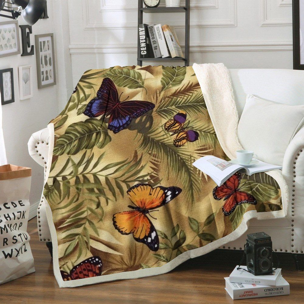 Butterfly Sherpa Fleece