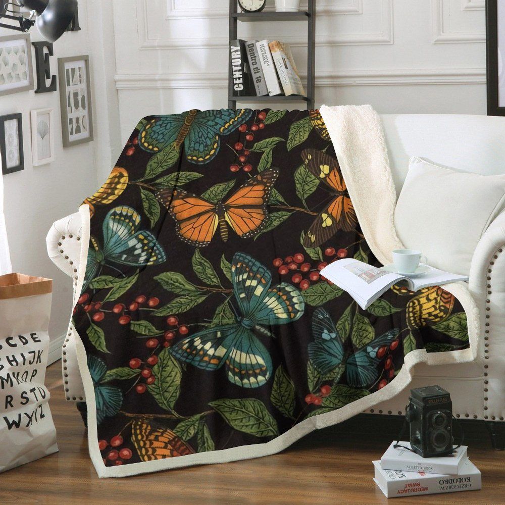 Butterfly Sherpa Fleece