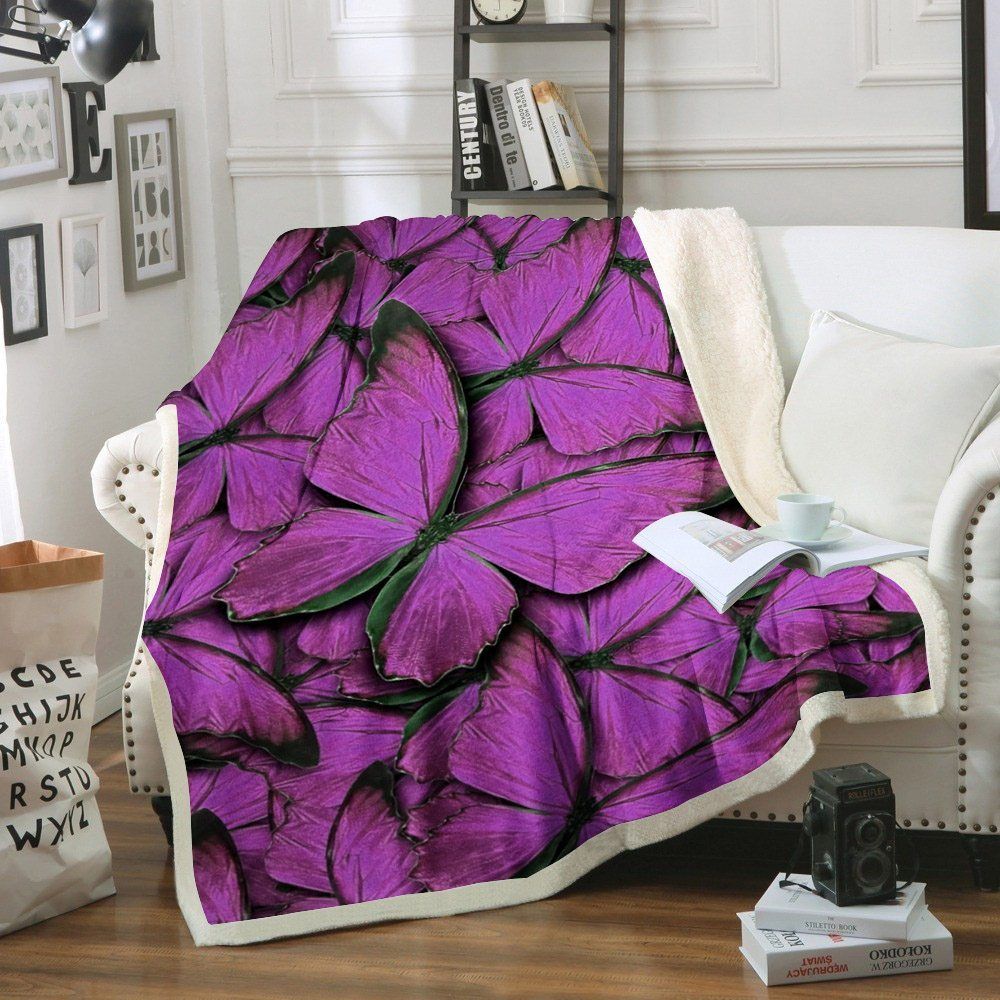 Butterfly Sherpa Fleece