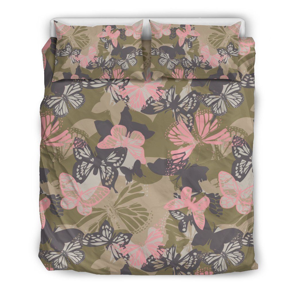 Butterfly Camouflage Bedding Set