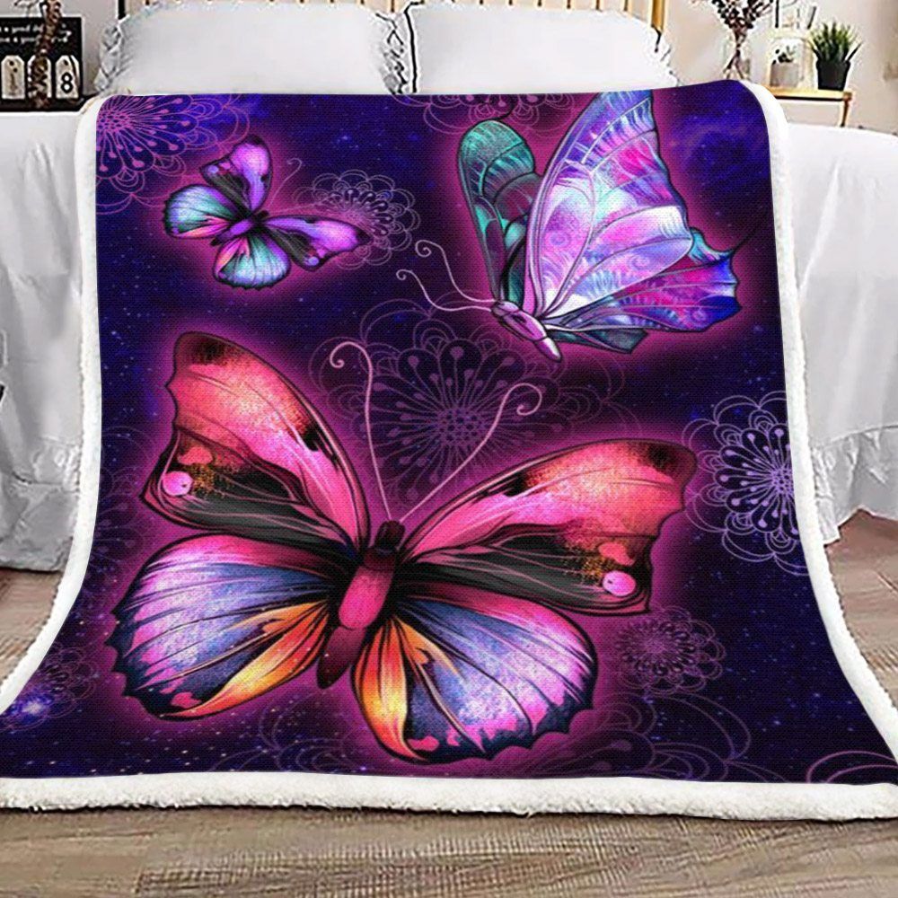 Butterfly Sherpa Fleece