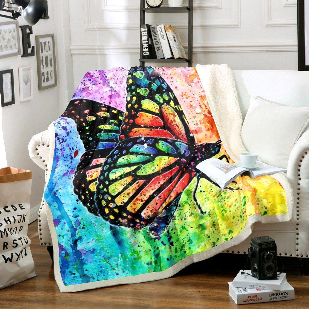 Butterfly Sherpa Fleece