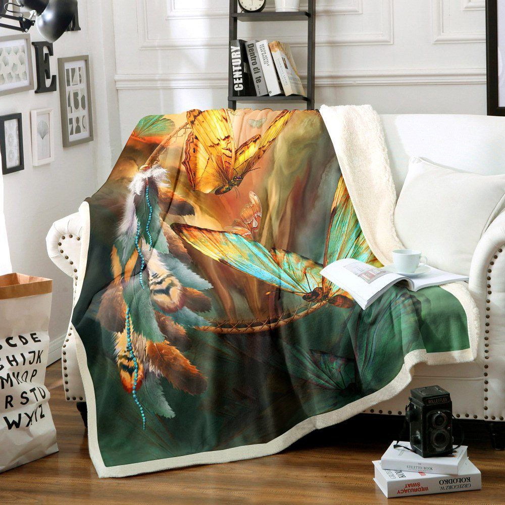 Butterfly Sherpa Fleece