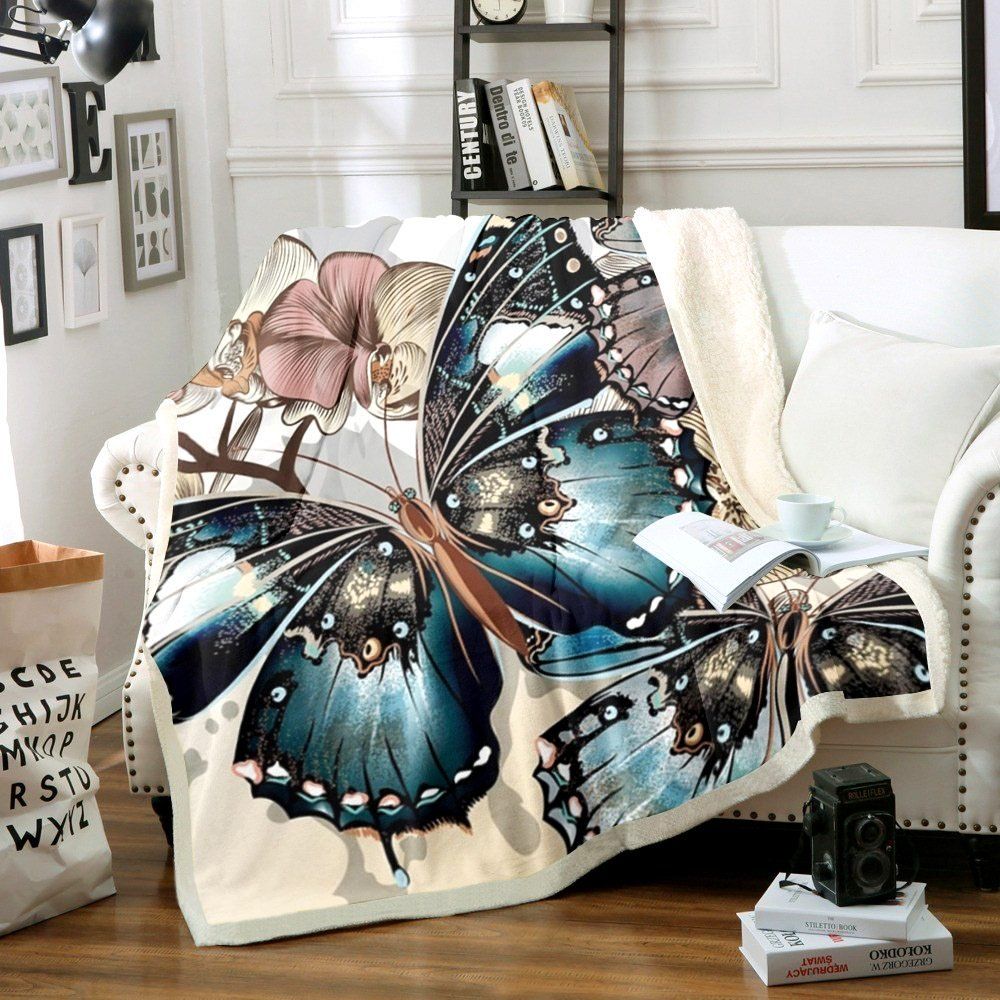 Butterfly Sherpa Fleece