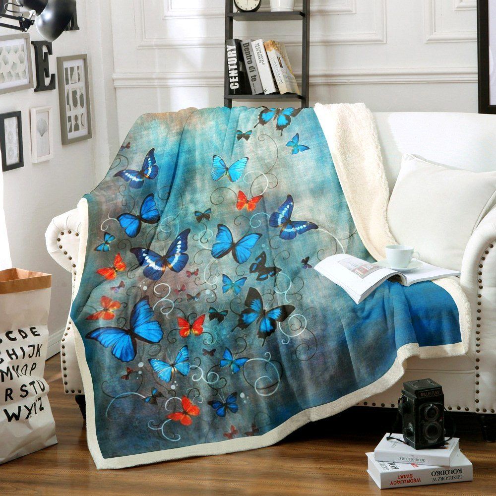 Butterfly Sherpa Fleece