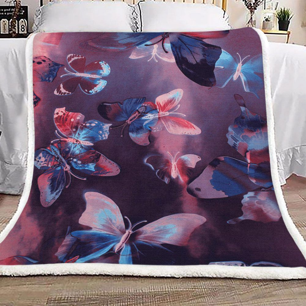 Butterfly Sherpa Fleece