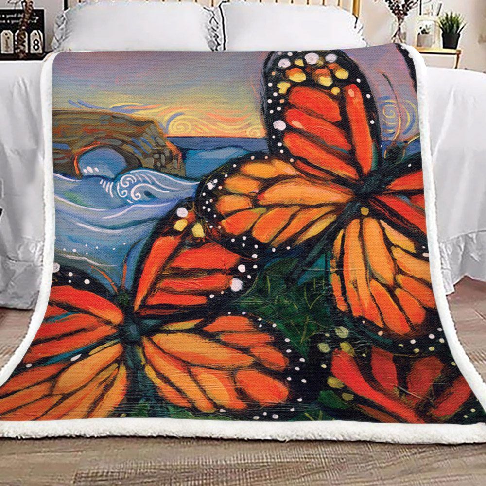 Butterfly Sherpa Fleece