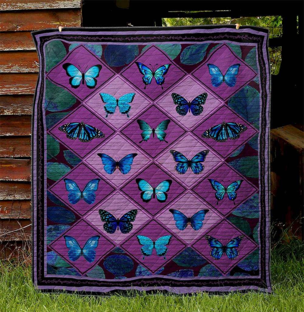 Butterfly CL16100010MDQ Quilt Blanket