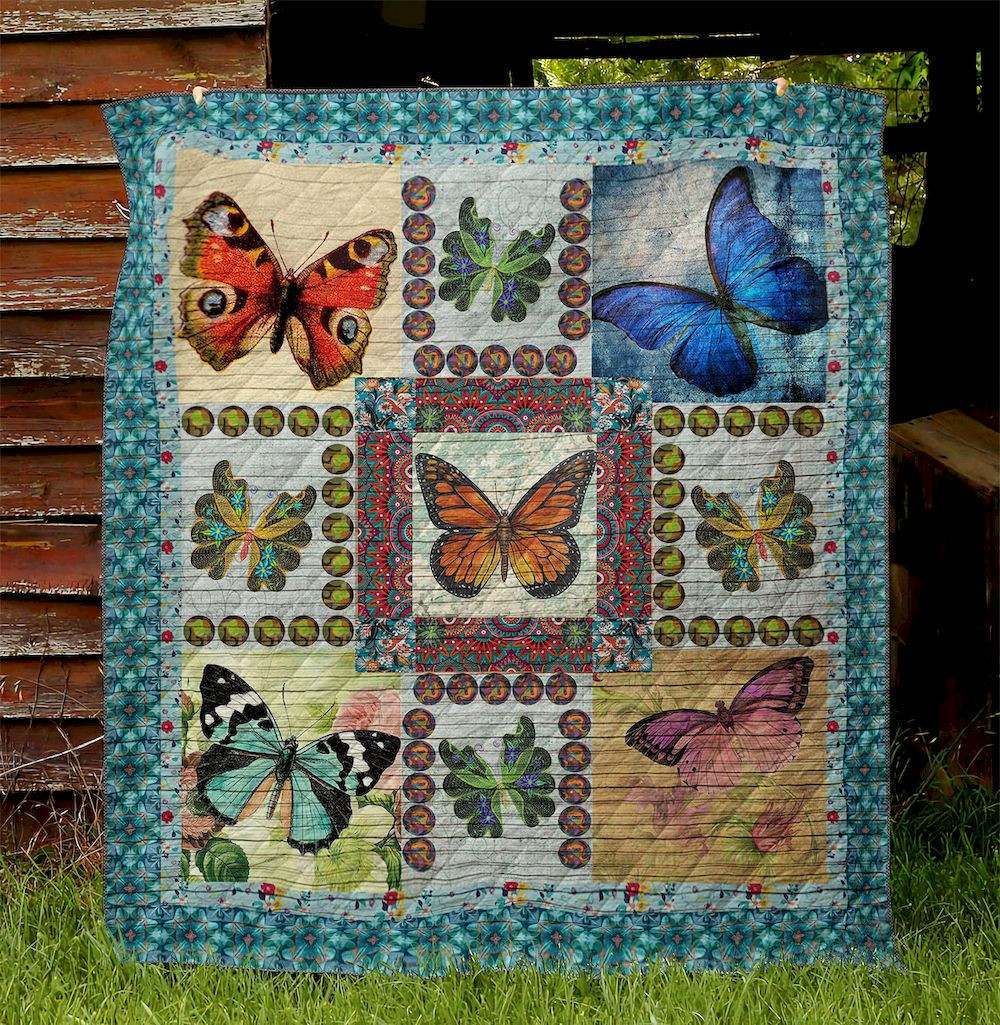 Butterfly CL16100012MDQ Quilt Blanket