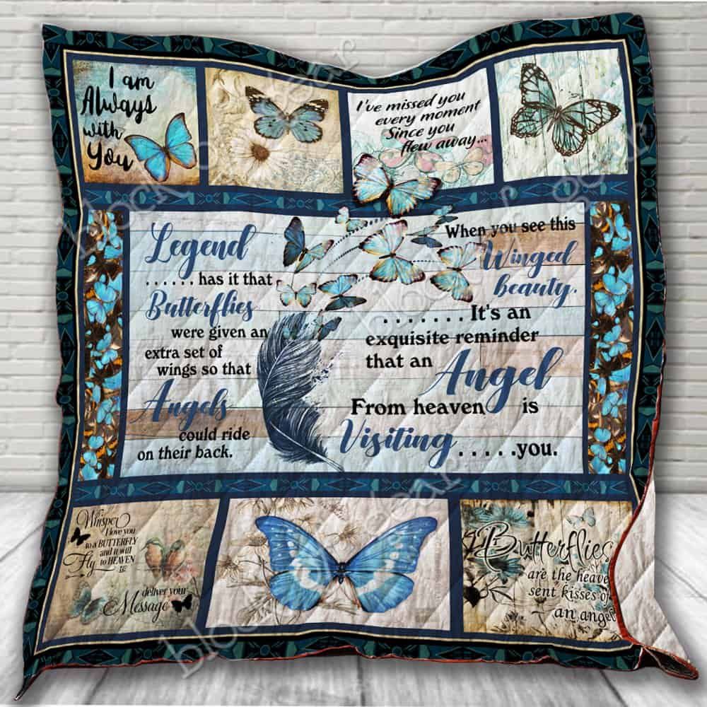 Butterfly CL18100131MDQ Quilt Blanket