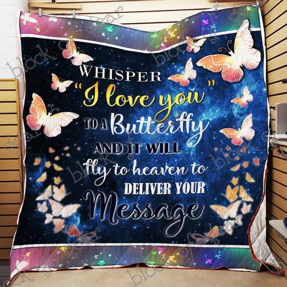 Butterfly CL19100165MDQ Quilt Blanket
