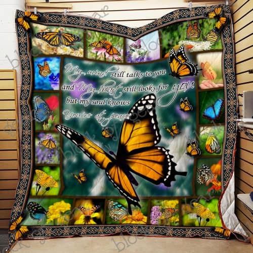 Butterfly CL19100166MDQ Quilt Blanket