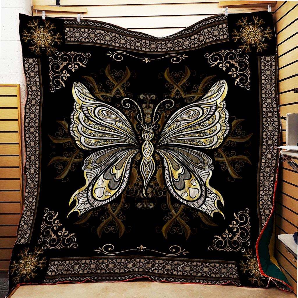 Butterfly CL22100107MDQ Quilt Blanket