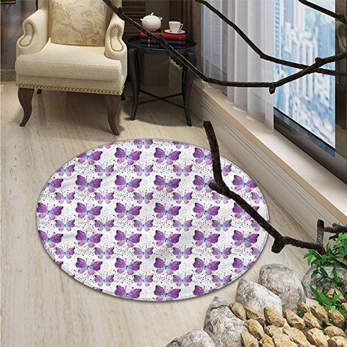 Butterfly Round Carpet