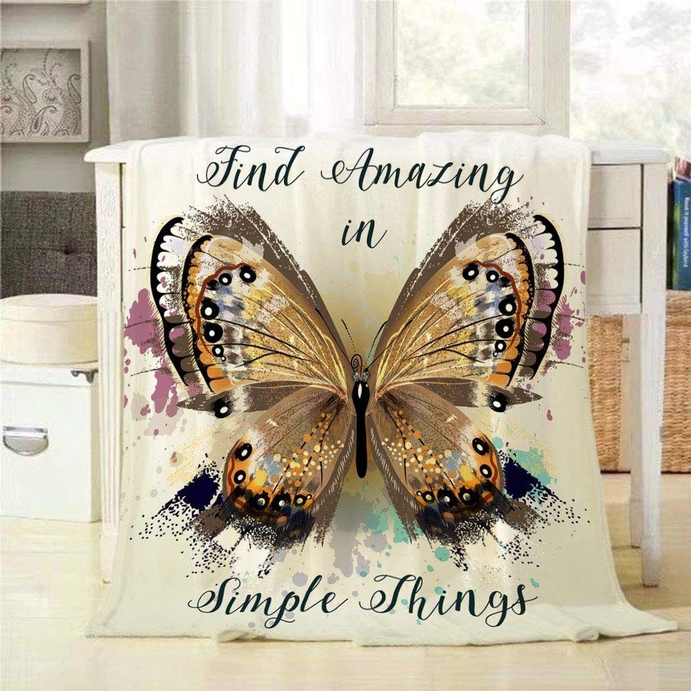 Butterfly Sherpa Fleece