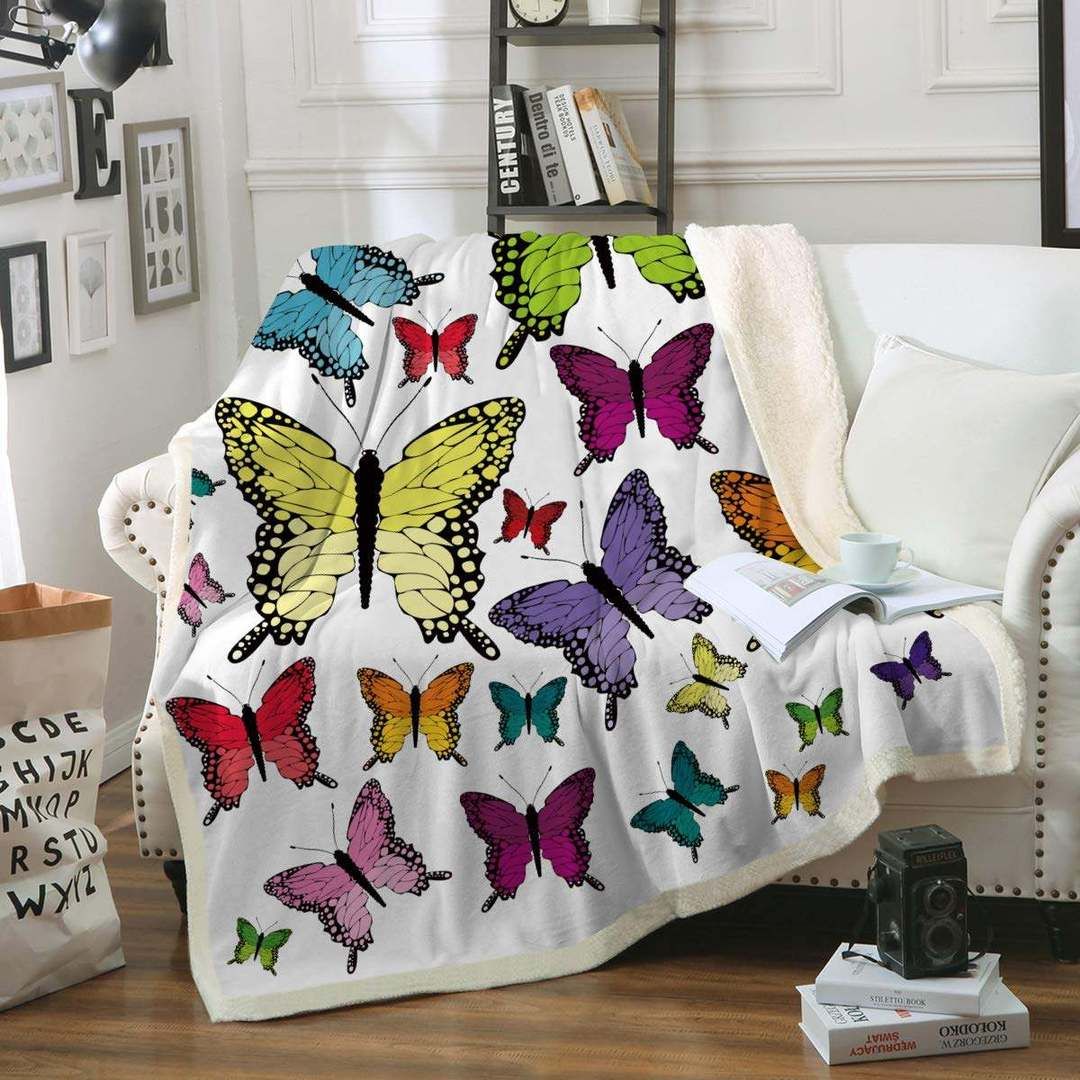 Butterfly Sherpa Fleece