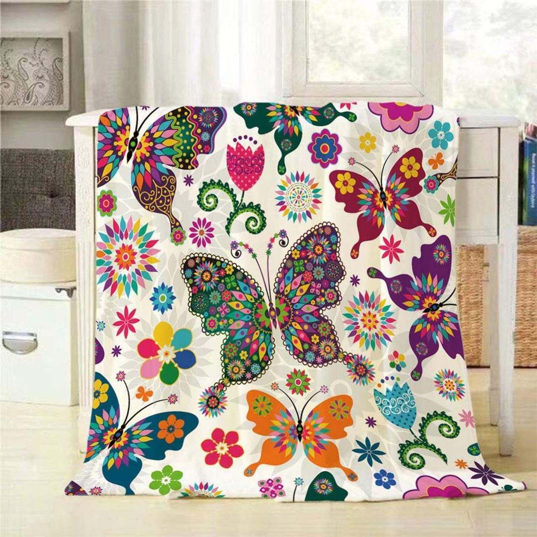 Butterfly Sherpa Fleece