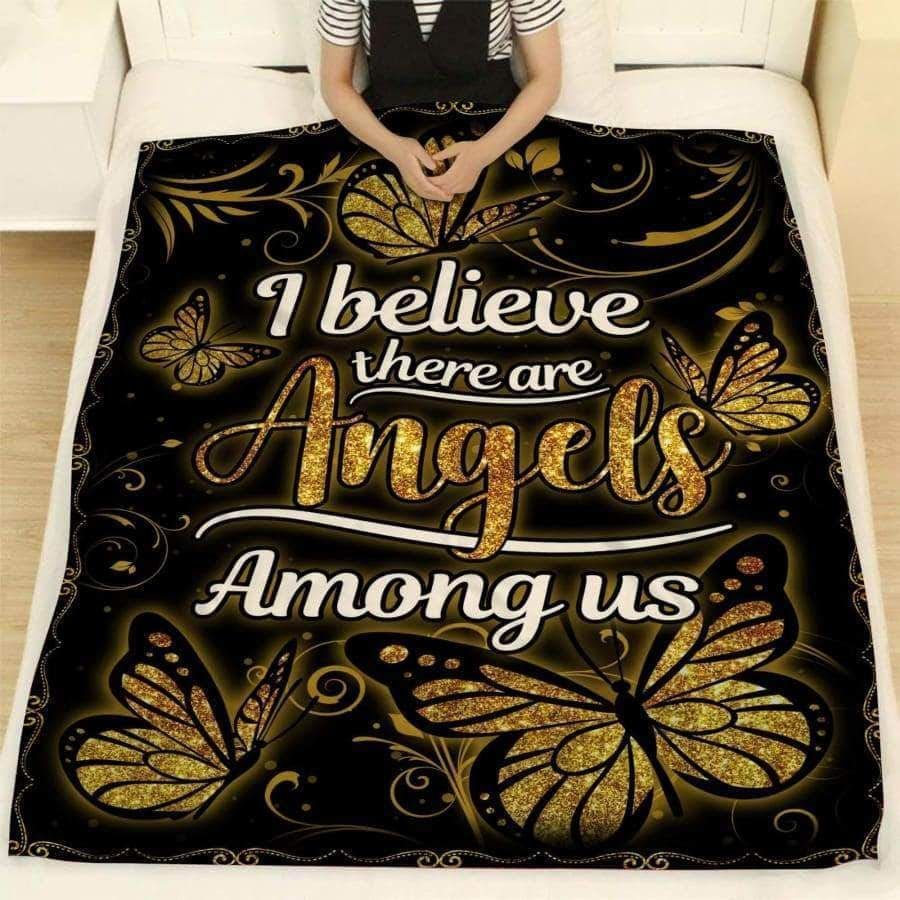 Butterfly Sherpa Fleece Blanket