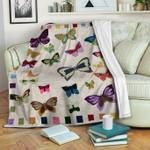 Butterfly Sherpa Fleece Blanket