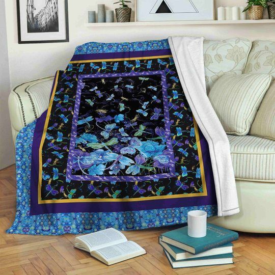 Butterfly Sherpa Fleece Blanket