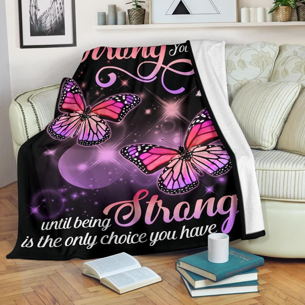 Butterfly Sherpa Fleece Blanket