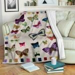 Butterfly Sherpa Fleece Blanket