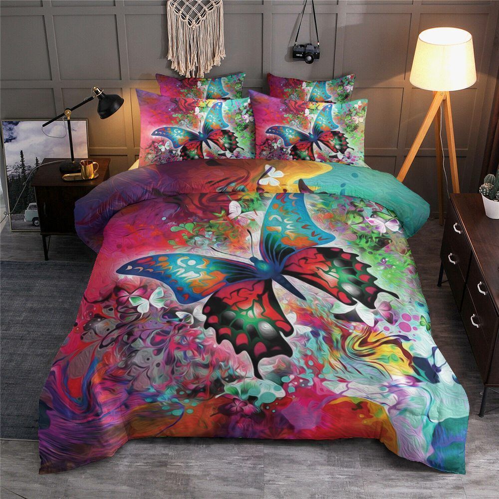 Butterfly Color Art Bedding Set