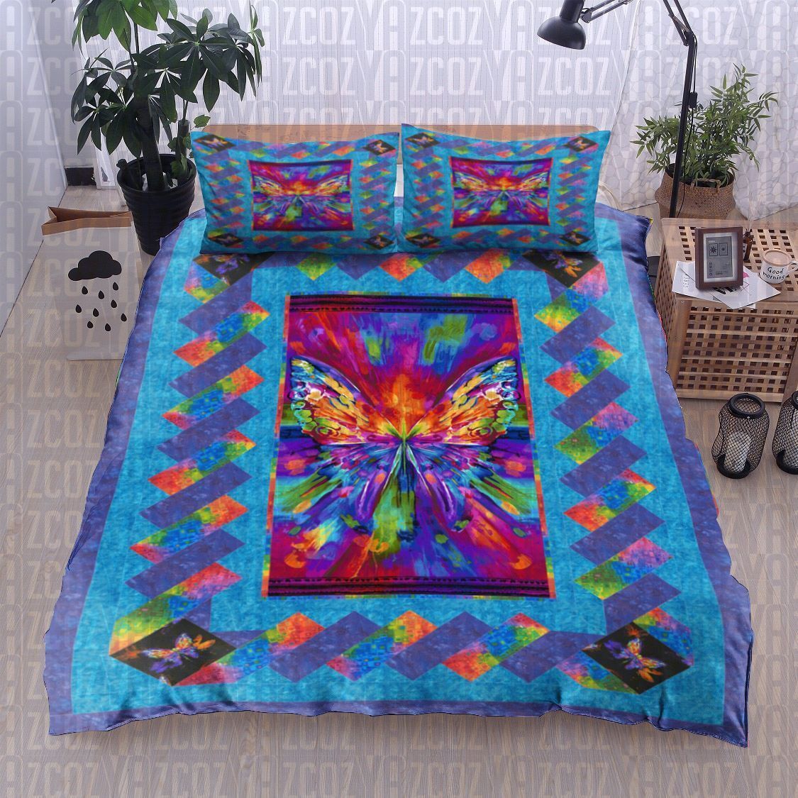 Butterfly Colorful Bedding Set