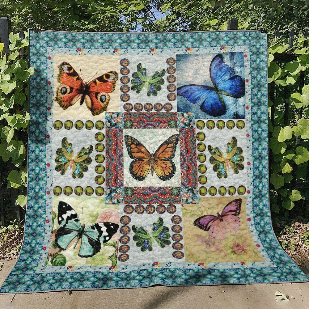 Butterfly D010708 Quilt Blanket