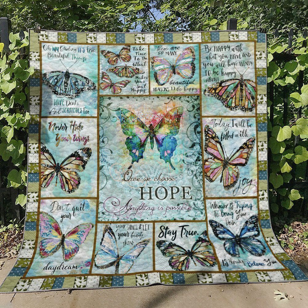 Butterfly D010710 Quilt Blanket