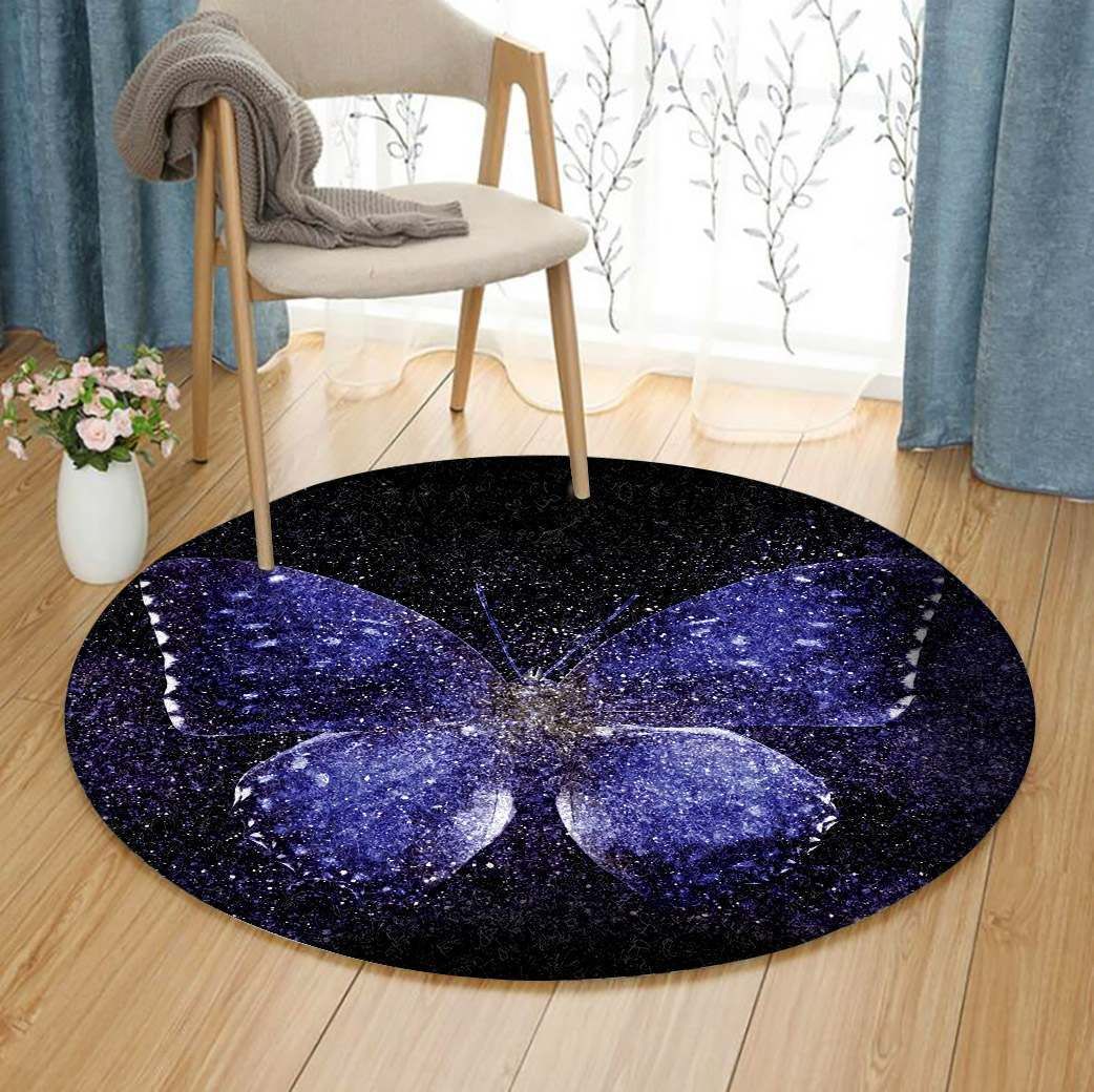 Butterfly Round Carpet