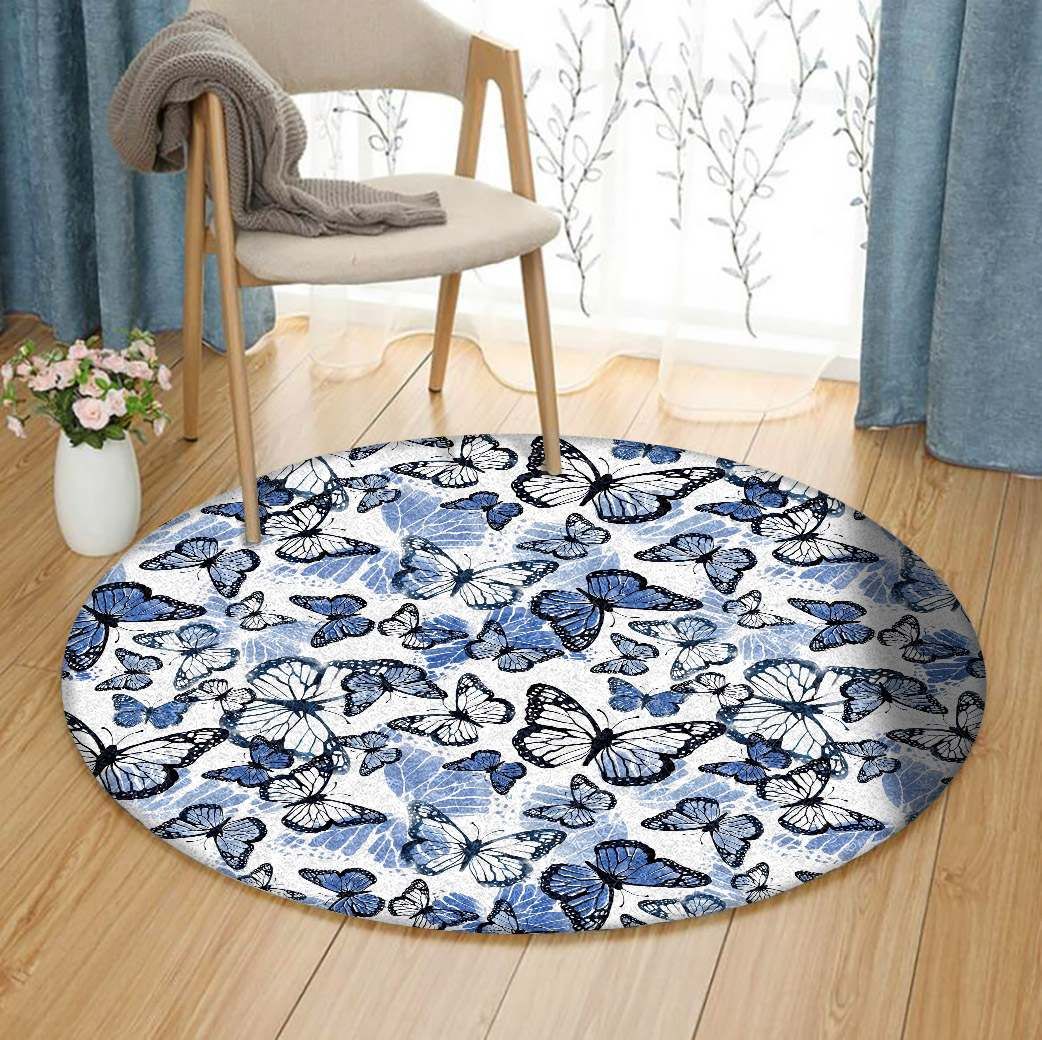 Butterfly Round Carpet