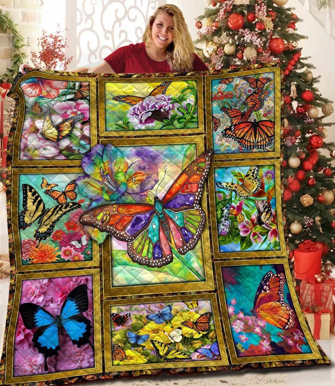 Butterfly DAC081212 Quilt Blanket
