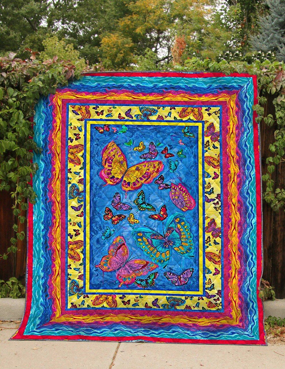 Butterfly Dancing With Molly Quilt Blanket Christmas Gift Dhc04011145Dd