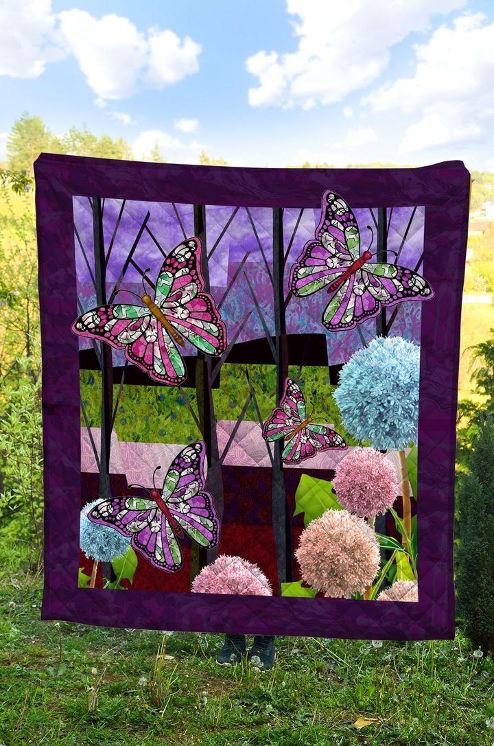 Butterfly Dandelion DTC2311800 Quilt Blanket