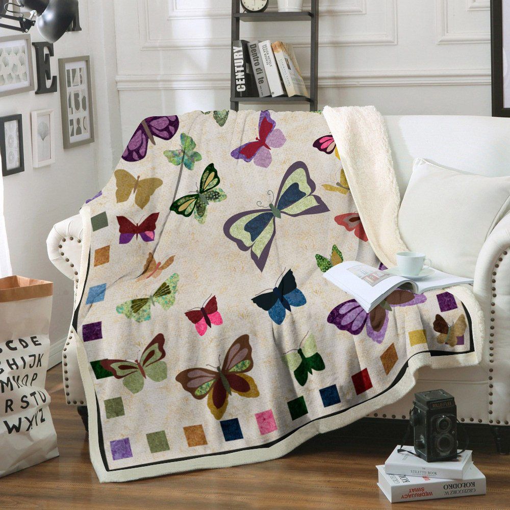 Butterfly Sherpa Fleece