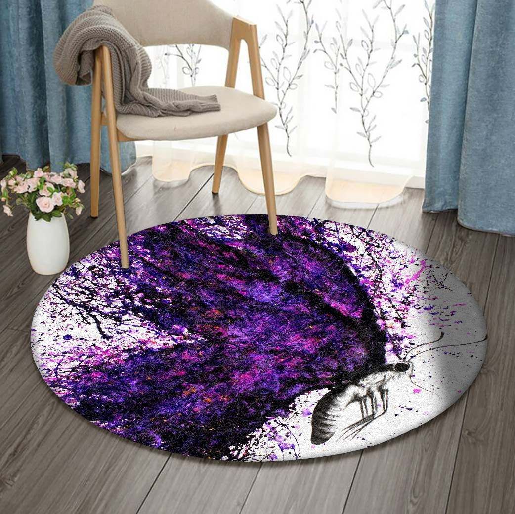 Butterfly Round Carpet