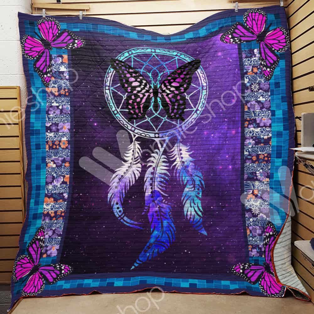 Butterfly Dreamcatcher Quilt Blanket DHC03021474TD