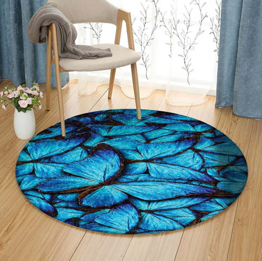 Butterfly Round Carpet